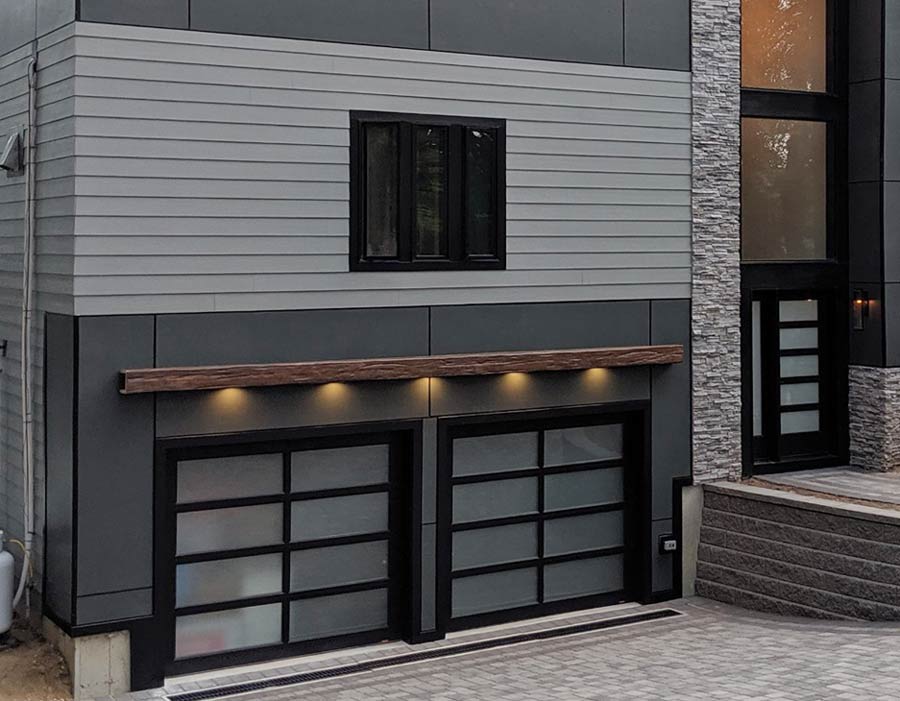 modern garage door