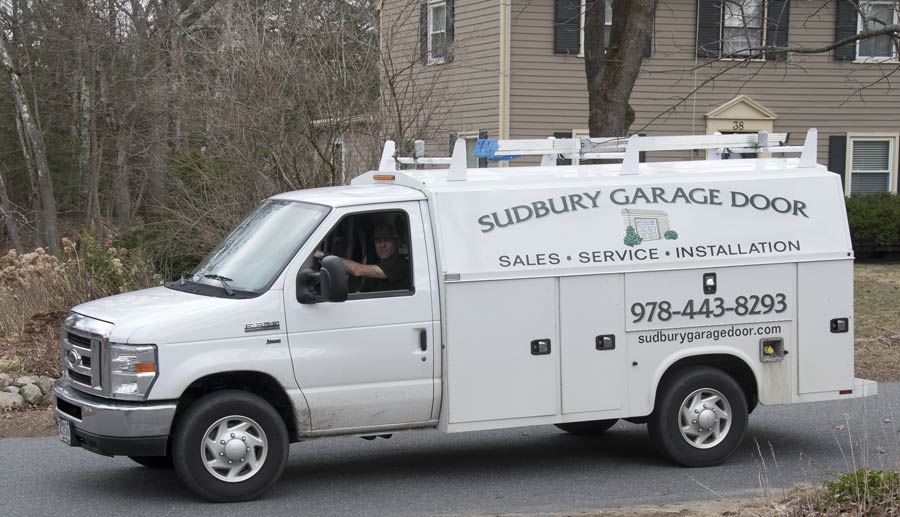 Sudbury Garage Door service truck